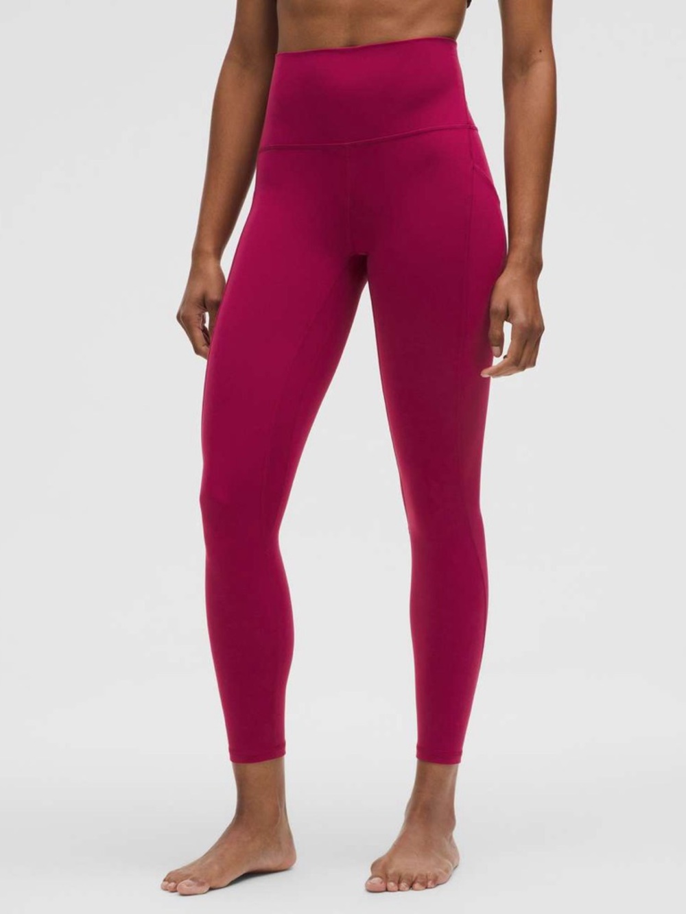 Lululemon Align High-Rise Rise Pant with Pockets 25" in Magenta Smoke